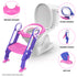 Foldable Padded Toddler Potty - Pink/Purple