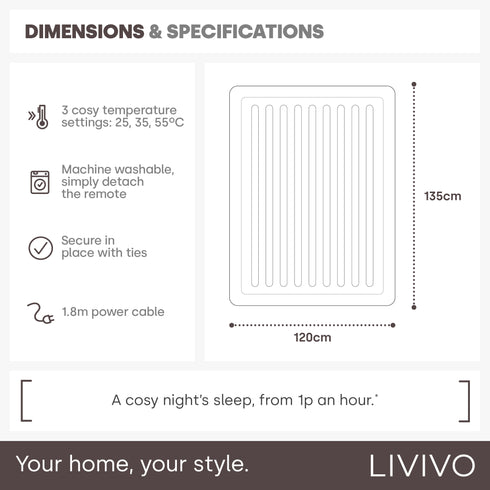 Electric Under Blanket - Double