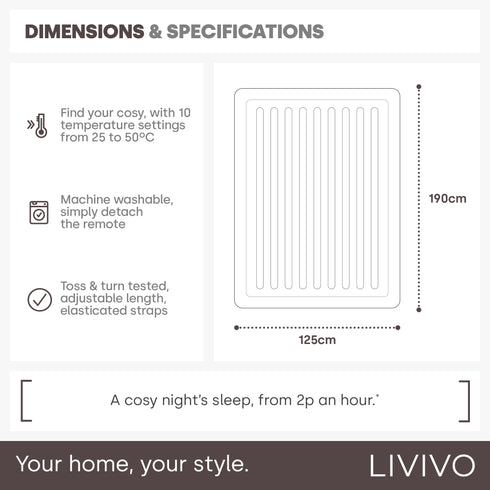 UltraSnug Electric Under-Blanket - Double