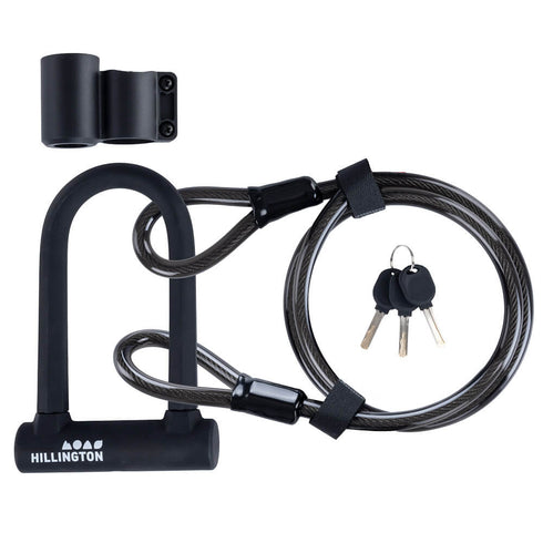 Bike U-Lock with Cable
