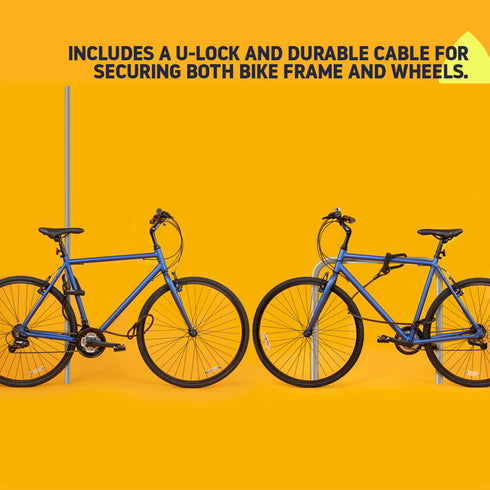 Bike U-Lock with Cable