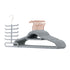 50pc Velvet Hangers - Grey