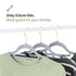 50pc Velvet Hangers - Grey