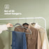 50pc Velvet Hangers - Grey