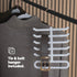 50pc Velvet Hangers - Grey