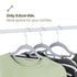50pc Velvet Hangers - Grey