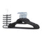 50pc Velvet Hangers - Black