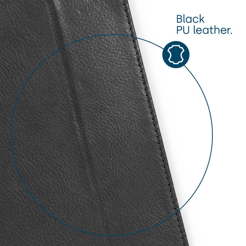 Leather-look Valet Organiser - Black