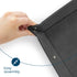 Leather-look Valet Organiser - Black