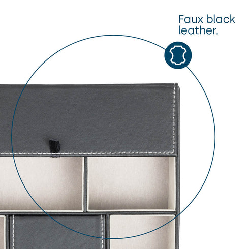 6 Compartment Valet Box Organiser