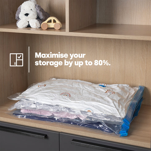 8 Pack Vacuum Bags - Blue