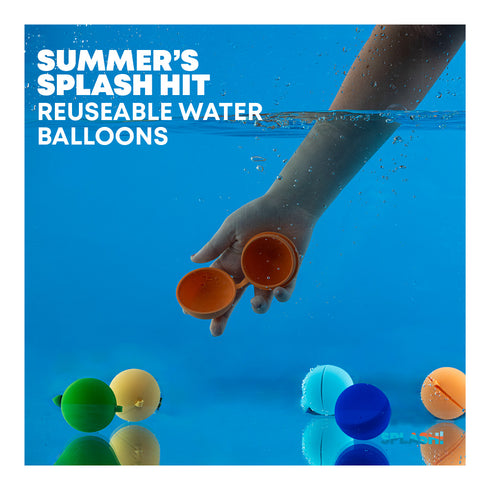 10 Reusable Water Balloons - Multicoloured