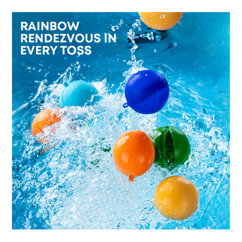 10 Reusable Water Balloons - Multicoloured