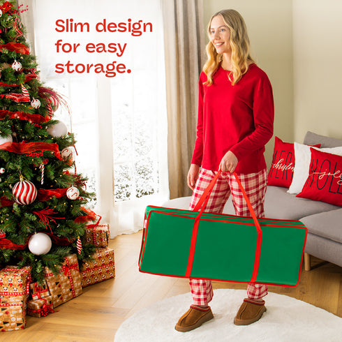 Wrapping Paper Storage Bag - Red