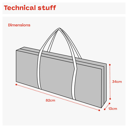 Wrapping Paper Storage Bag - Red