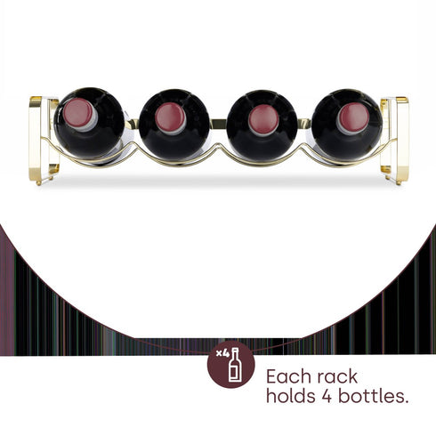 Modular Wine Rack - Gold