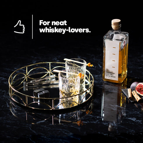 Whisky Stones and Glass Set