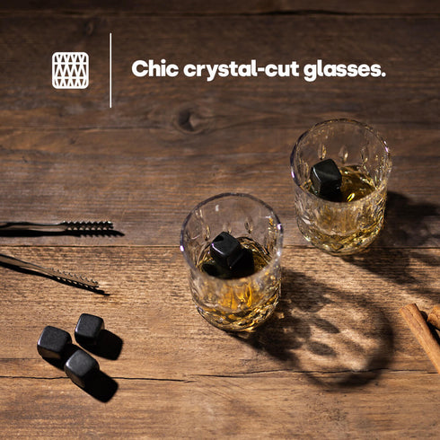 Whisky Stones and Glass Set
