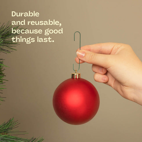 Christmas Bauble Hooks Set of 200 - Green