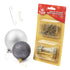Christmas Bauble Hooks Set of 200 - Silver/Gold
