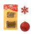 Christmas Bauble Hooks Set of 200 - Silver/Gold