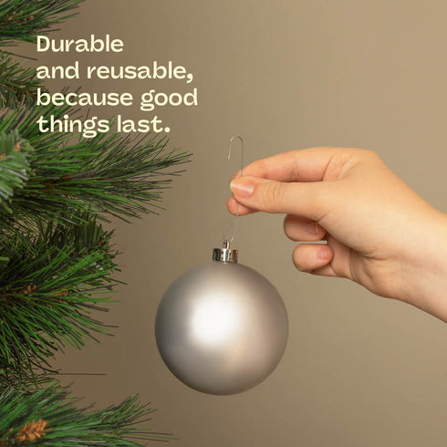 Christmas Bauble Hooks Set of 200 - Silver/Gold