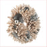32cm Decorative Wreath with Pine Cones & Silver Baubles