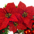 40cm Artificial Holly Christmas Wreath - Red