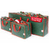 7ft Christmas Tree & Decoration Storage Bag Set - Green