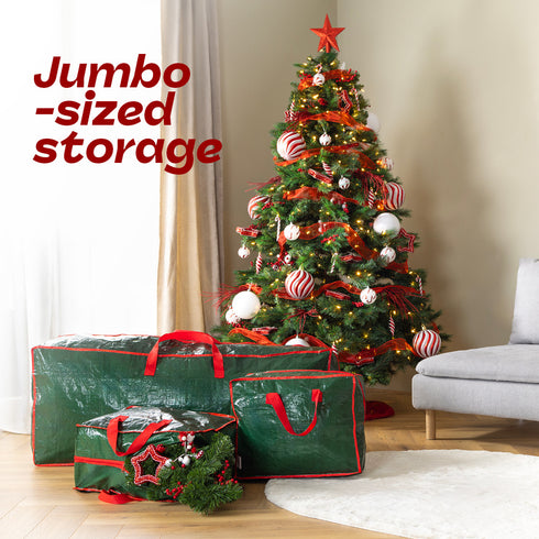 Christmas Decoration Storage Bag - Green