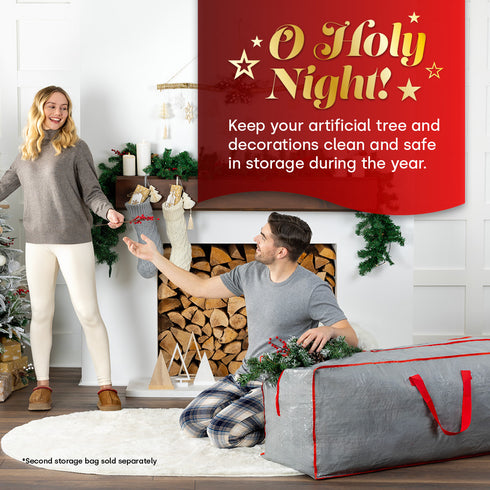 7ft Christmas Tree Storage Bag - Grey