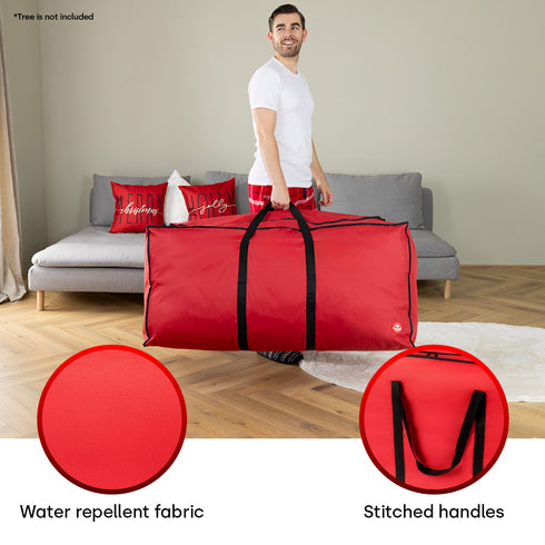 7ft Premium Christmas Tree Storage Bag - Red