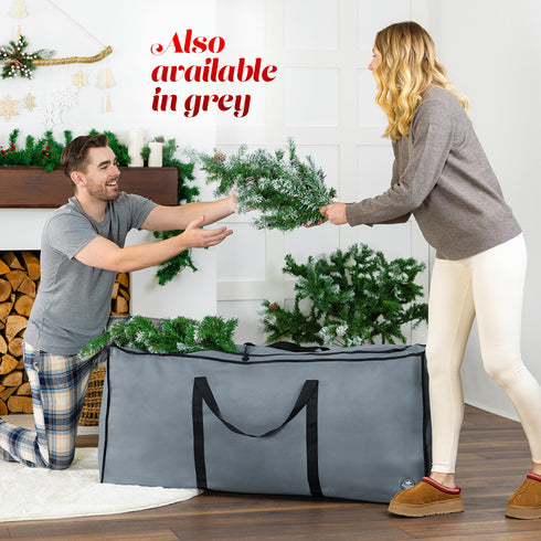 7ft Premium Christmas Tree Storage Bag - Red