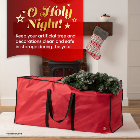 9ft Premium Christmas Tree Storage Bag - Red