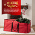 9ft Premium Christmas Tree Storage Bag - Red