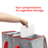 Christmas Decoration Storage Bag with Dividers - Grey
