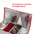 Christmas Decoration Storage Bag with Dividers - Grey
