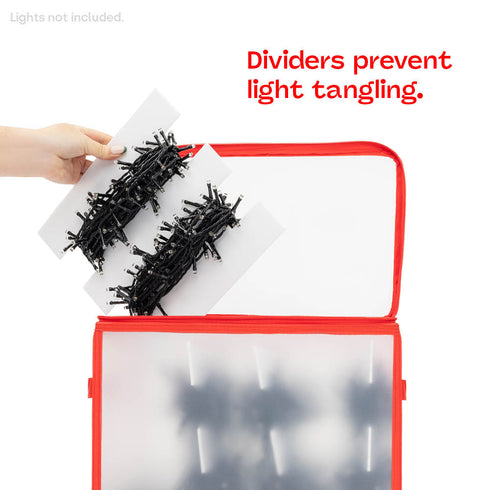 Christmas Light Storage Bag - Red