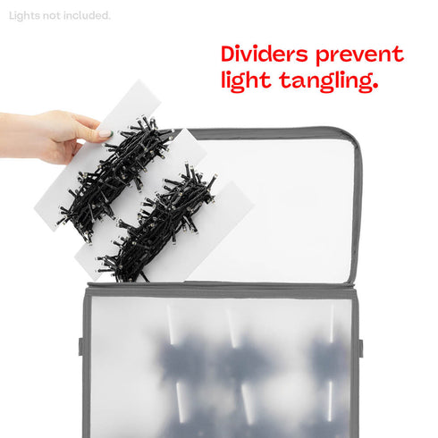 Christmas Light Storage Bag - Grey