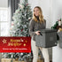 Collapsible 64 Christmas Bauble Storage Bag -  Grey