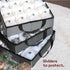 Collapsible 64 Christmas Bauble Storage Bag -  Grey