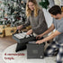 Collapsible 64 Christmas Bauble Storage Bag -  Grey