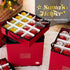 Collapsible 64 Christmas Bauble Storage Bag -  Red