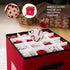 Collapsible Christmas Bauble Storage Bag -  Red