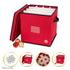 Collapsible Christmas Bauble Storage Bag -  Red