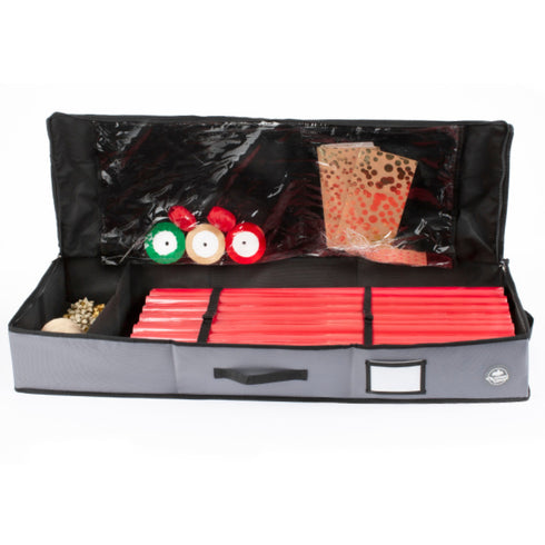 Premium Wrapping Paper Storage Bag - Grey