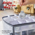 Christmas Bauble Storage Cube Heavy Duty Folding Case - Grey