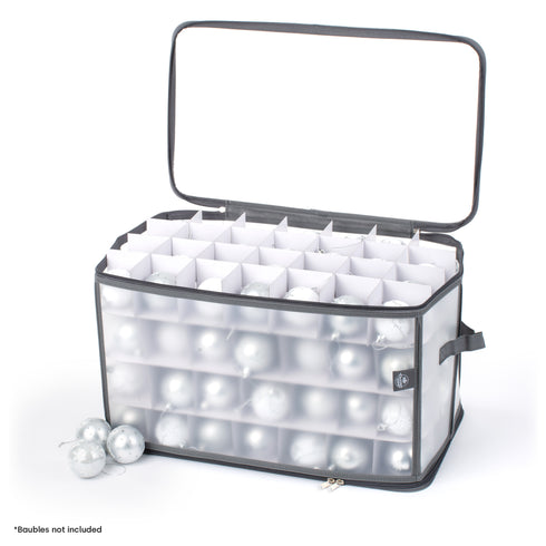 112 Christmas Bauble Storage Bag - Grey