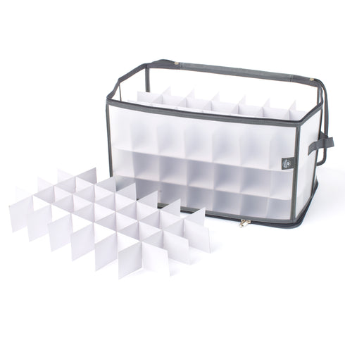 112 Christmas Bauble Storage Bag - Grey