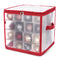 64 Christmas Bauble Storage Bag - Red
